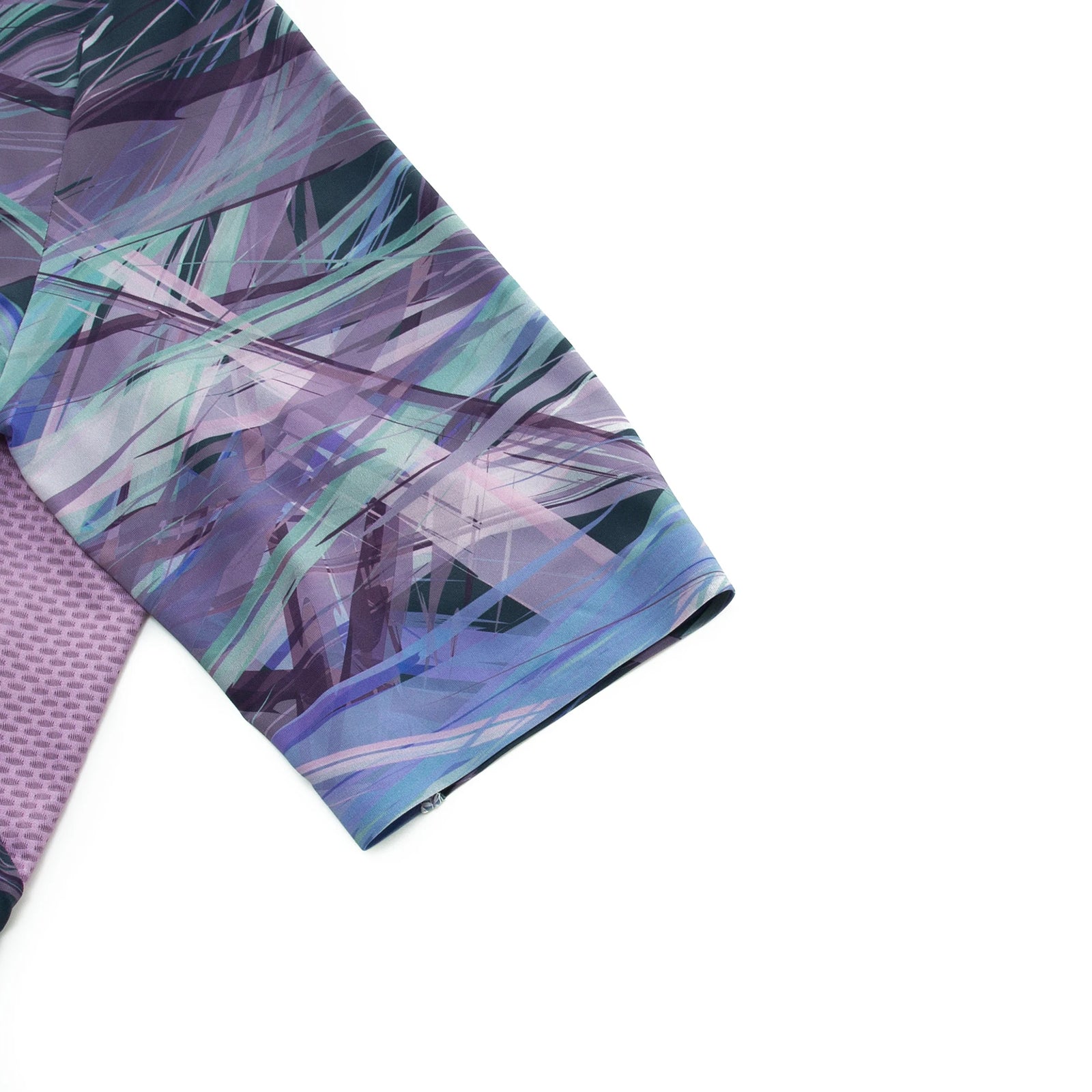 Men's Abstract Print Cycling Jersey with Short and Long Sleeve Options