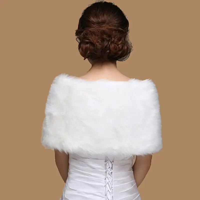 Plush Bow Front Wrap Cape for Layering over Outfits