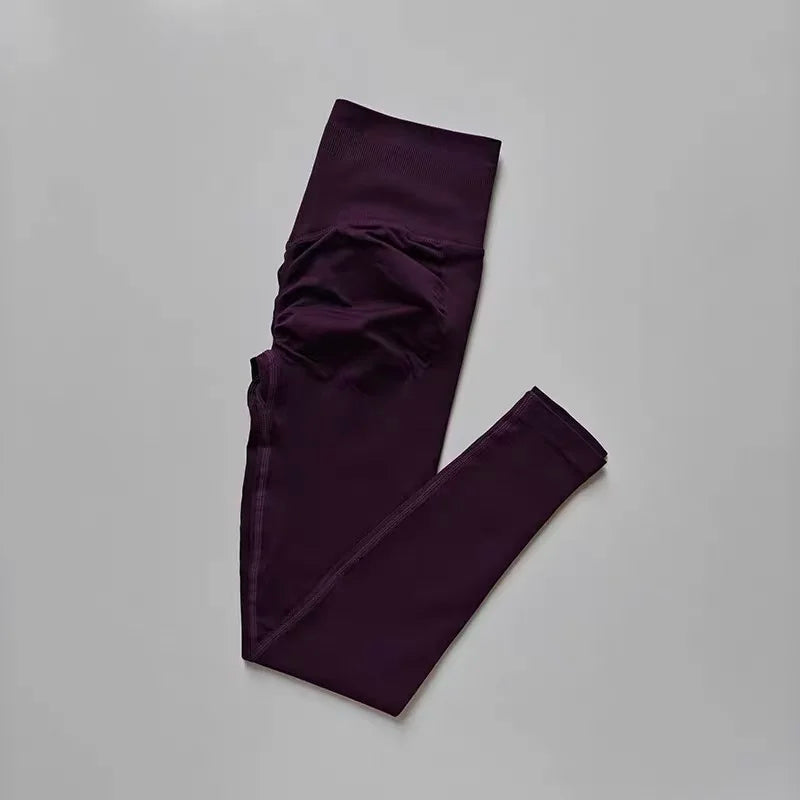 Women's Cross Back Bra And Flared Pants Yoga Set