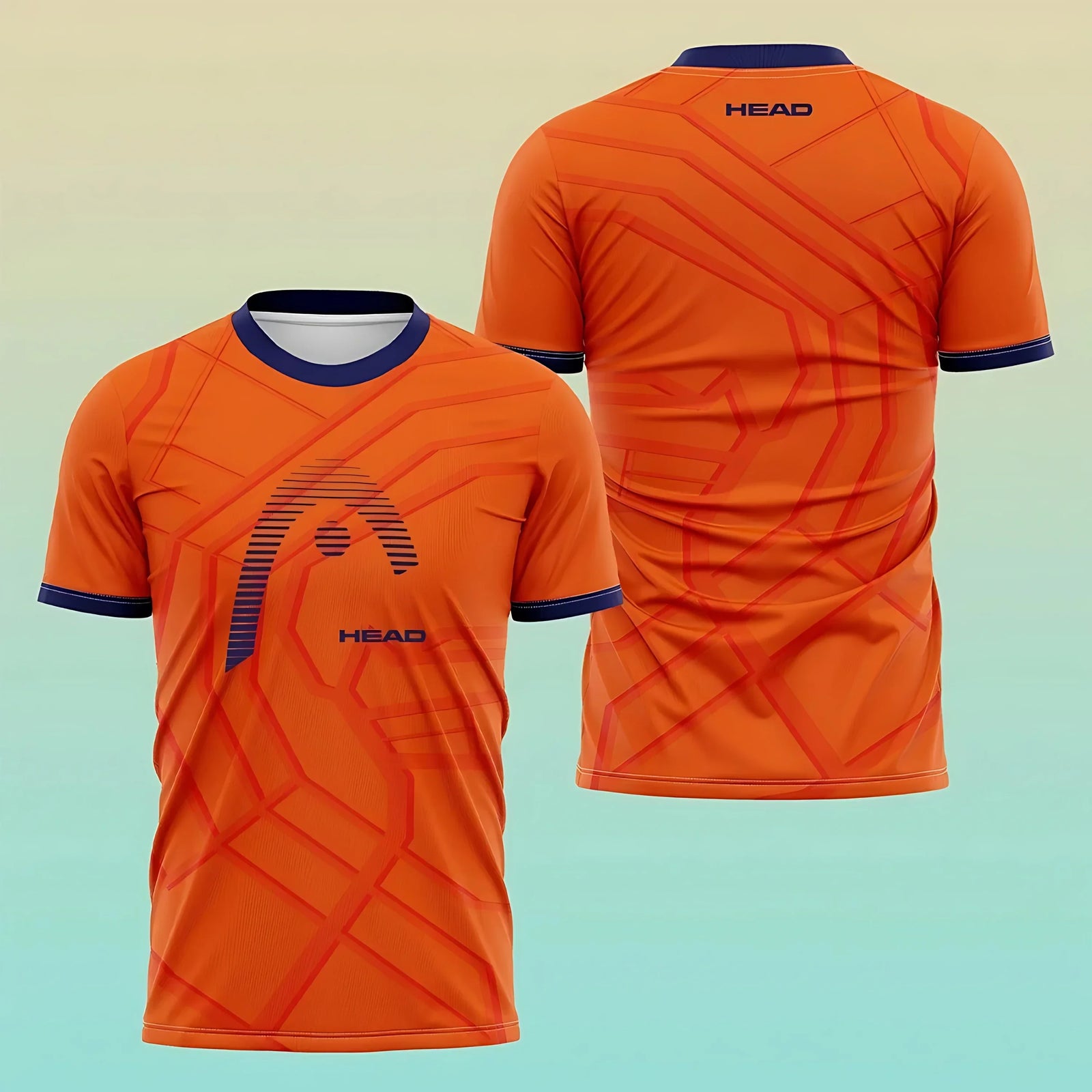 Tennis Graphic Short Sleeve Crew Neck Sports T Shirt