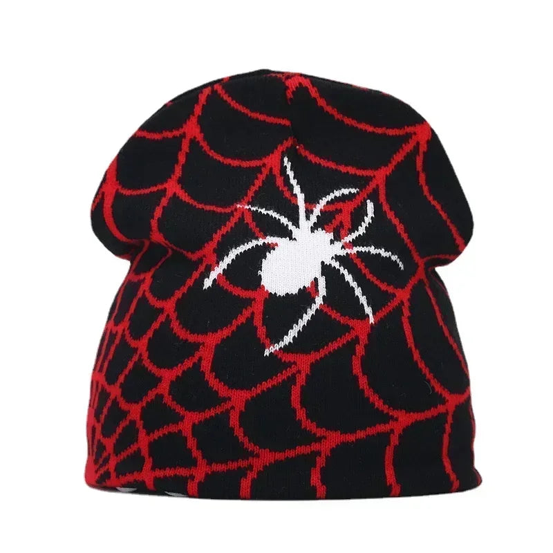 Graphic Knit Beanie with Letter and Pattern Style Options