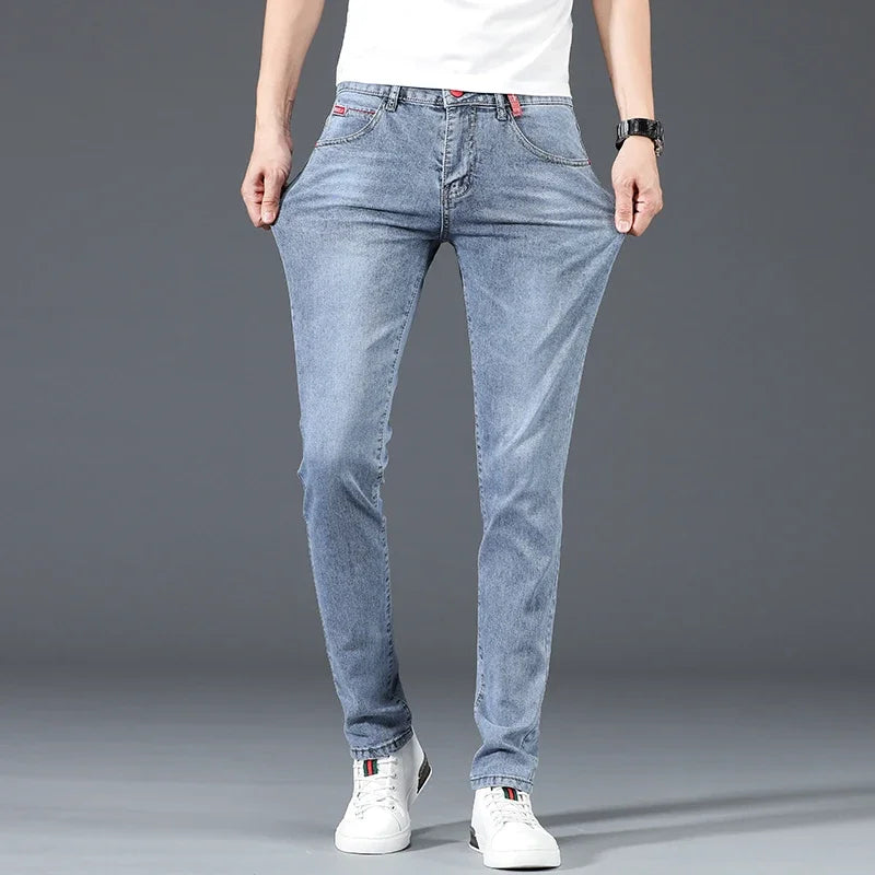 Men's Slim Fit Denim Jeans for Casual Everyday Wear