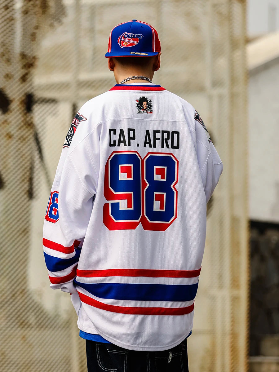 Acusa Afro Hockey Graphic Long Sleeve Jersey For Sports Outfits