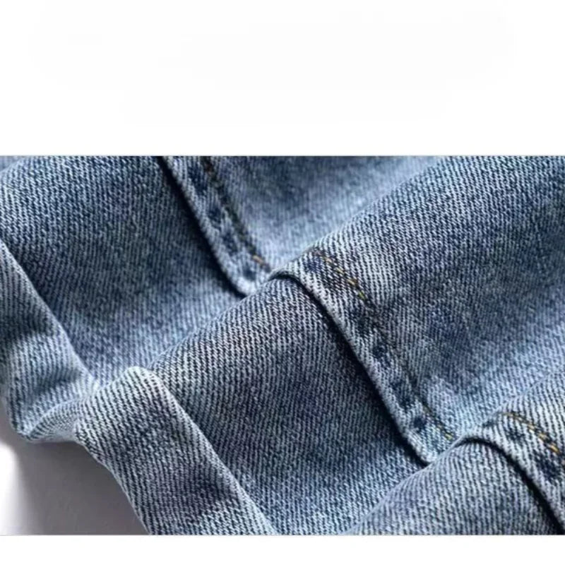 Women's Drawstring Elastic Waist Cropped Cuffed Denim Jeans