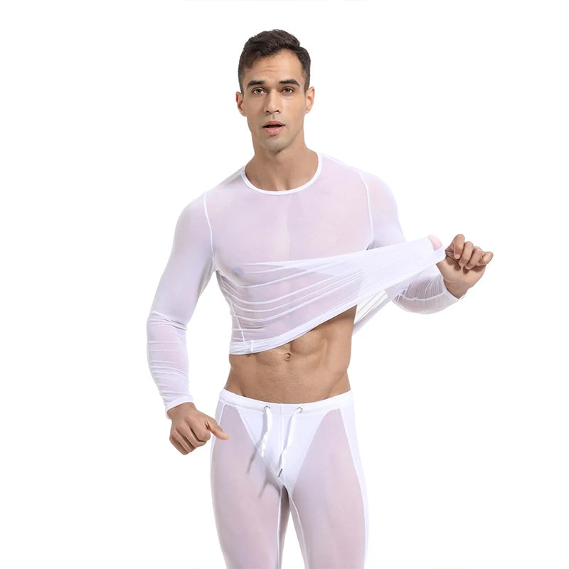 Men's Fitted Training Leggings for Gym and Running