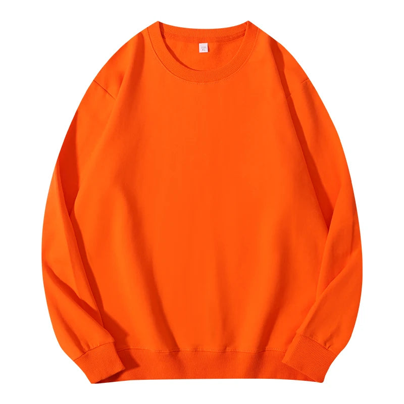 Long Sleeve Casual Pullover Sweatshirt with Original Style Options