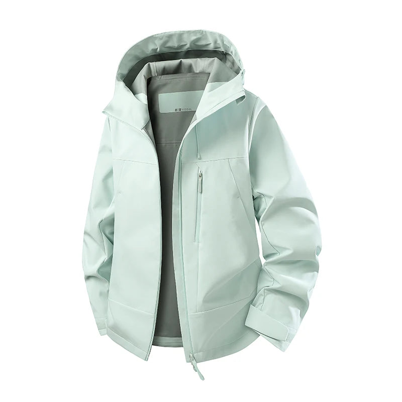 Unisex Waterproof Windproof Hiking Jacket for Outdoor Trekking