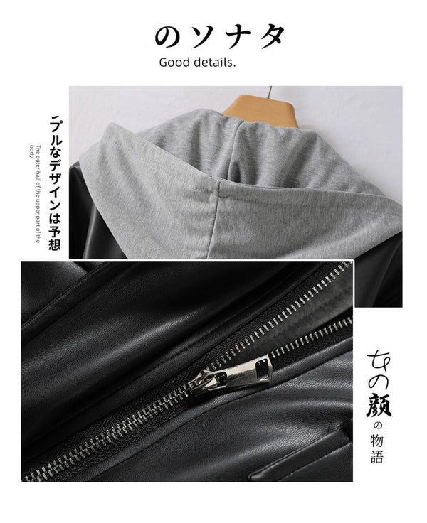 Big Brand Commuter Tail Stitching Hat False Two-Piece Sweaters