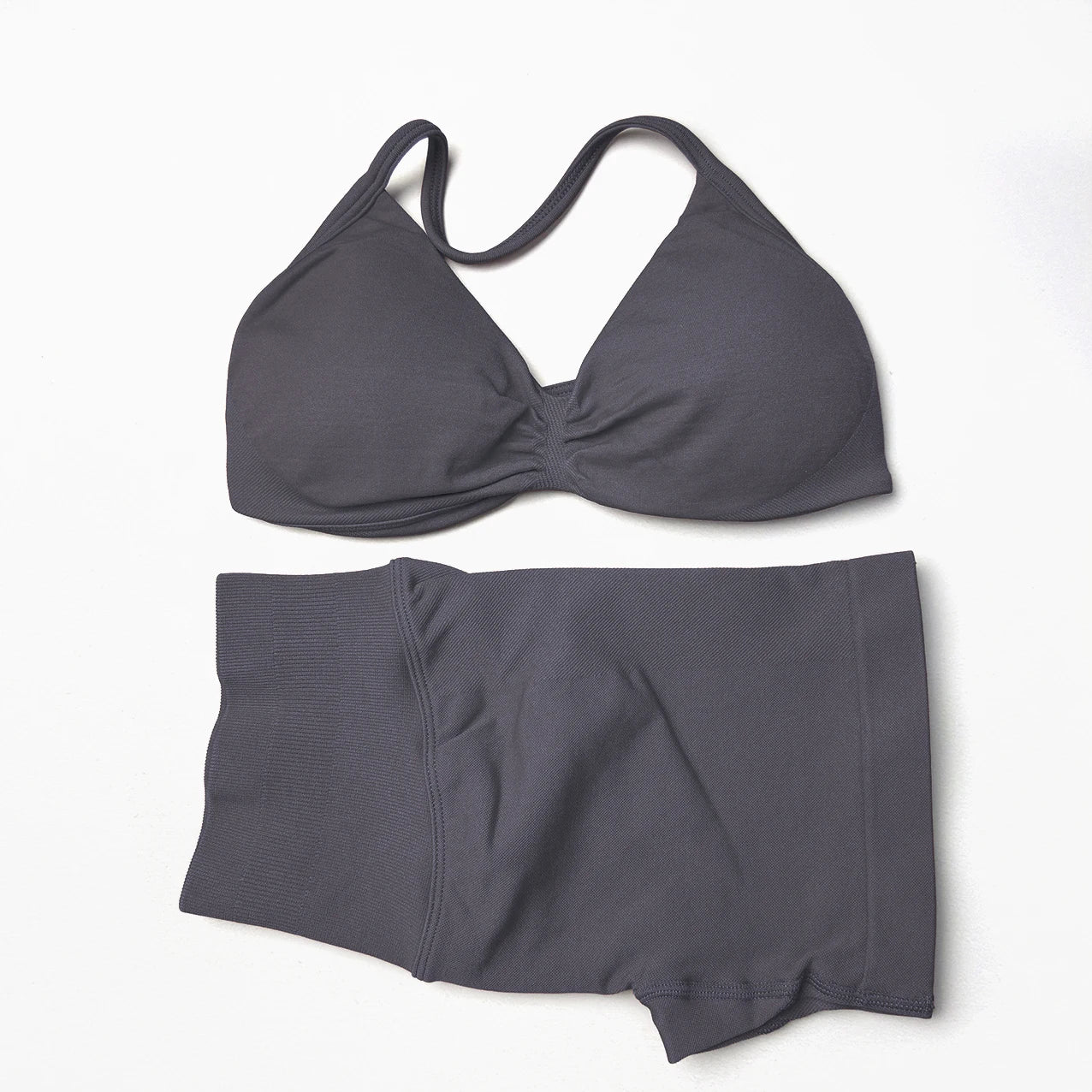 Women's Halter Bra And Shorts Yoga Set For Workout Outfits