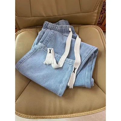 Women's Fleece Lined Wide Leg Denim Jeans For Everyday Outfits