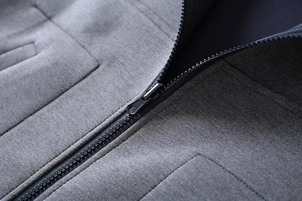 Mid Length Waistcoat Sleeveless Jackets Two Sided Wearing Contrasting Color Hooded Air Cotton Drape Vest For Women