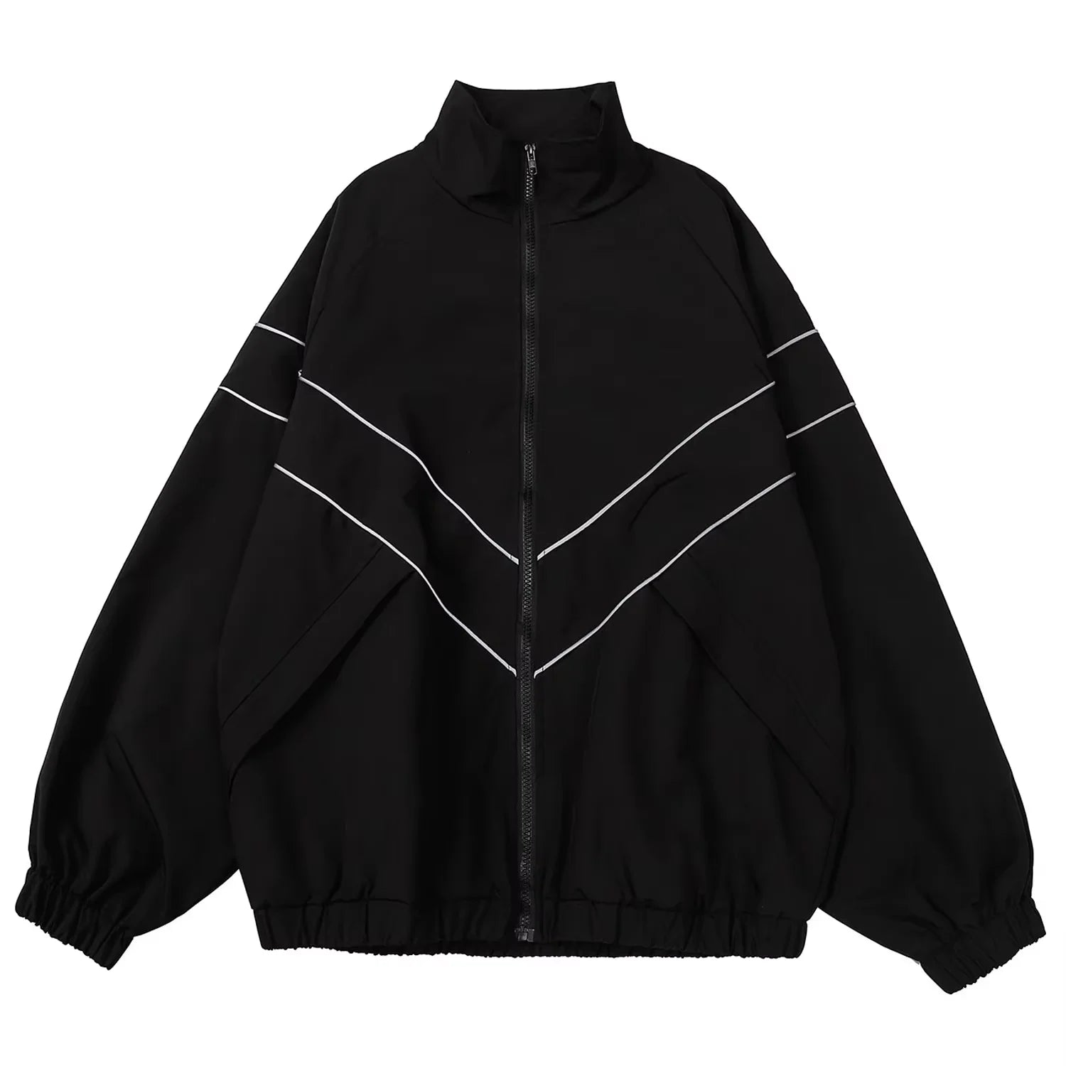 Color Block Long Sleeve Casual Streetwear Racing Style Jacket