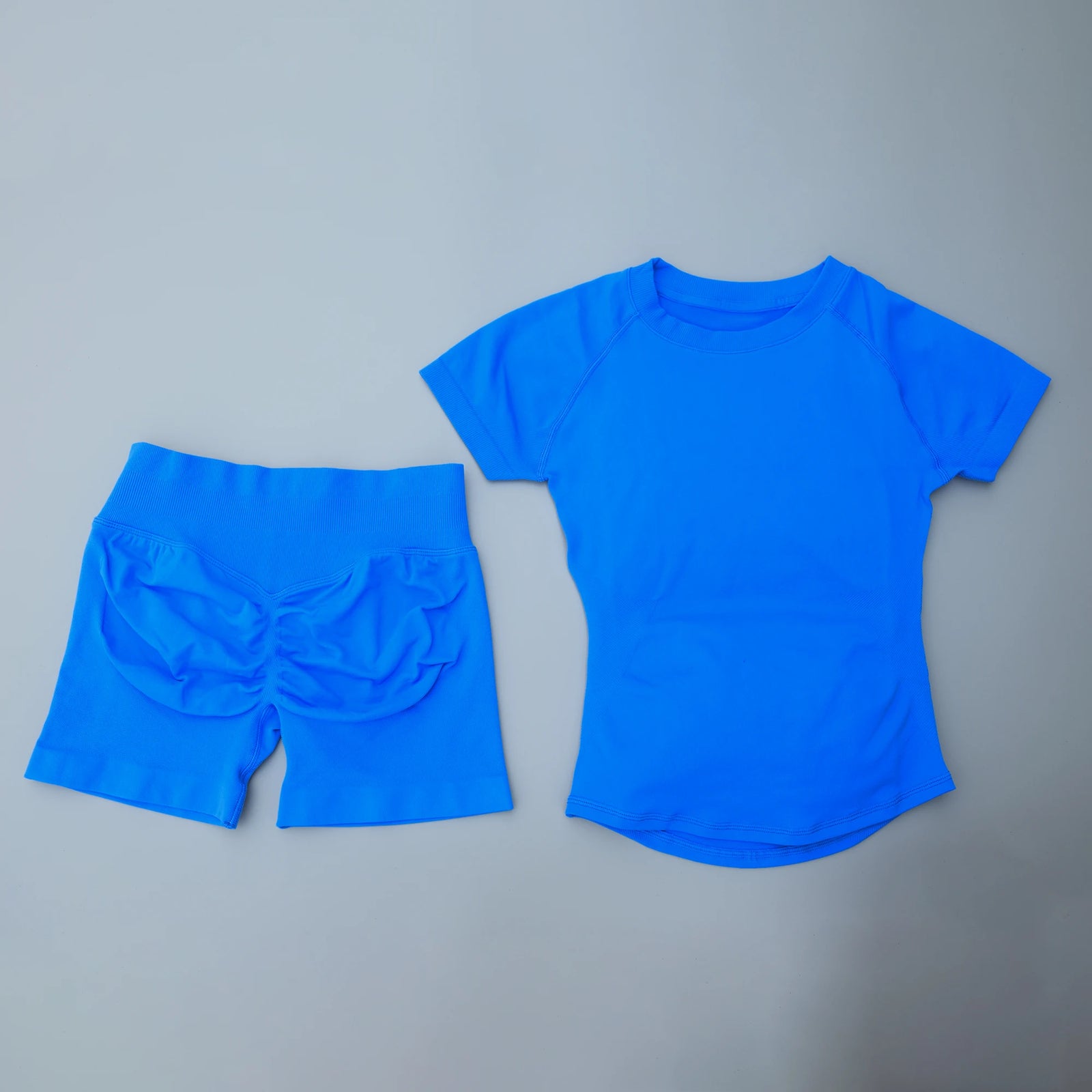 Women's Tee And Shorts Yoga Set For Workout Outfits