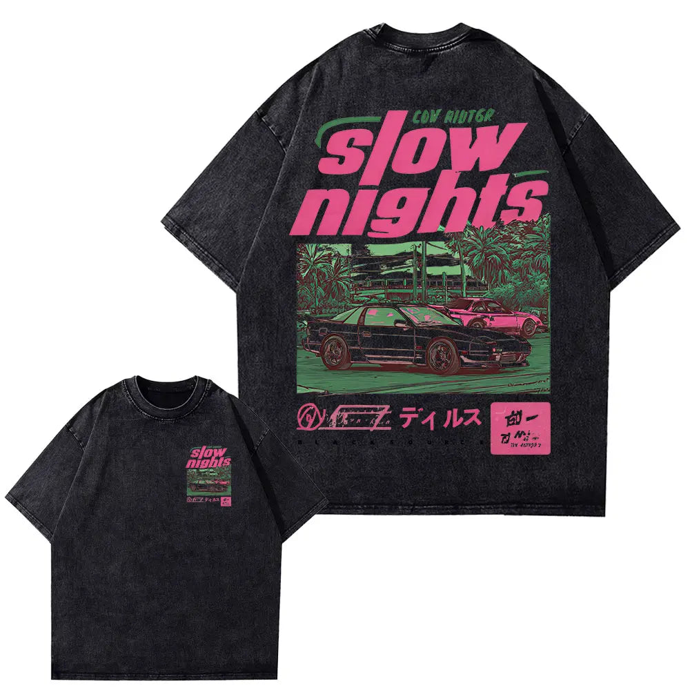 Men's Cotton Graphic T-Shirt Y2K Oversize Short Sleeve Casual Tee