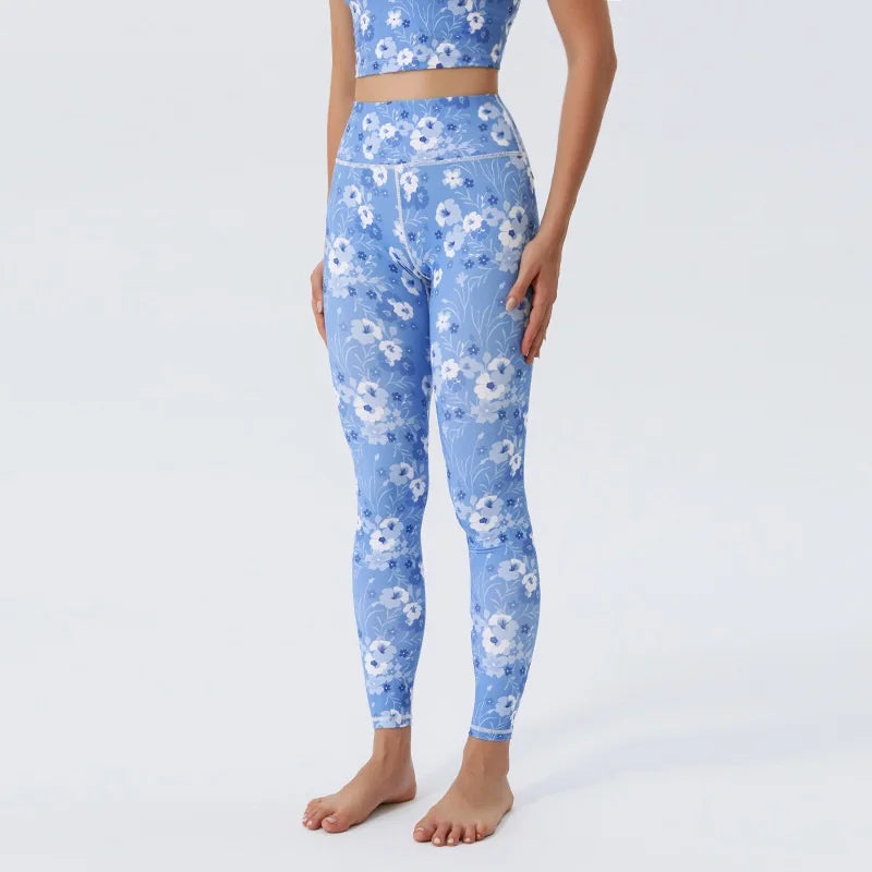 Women's Printed High-Waist Workout Leggings