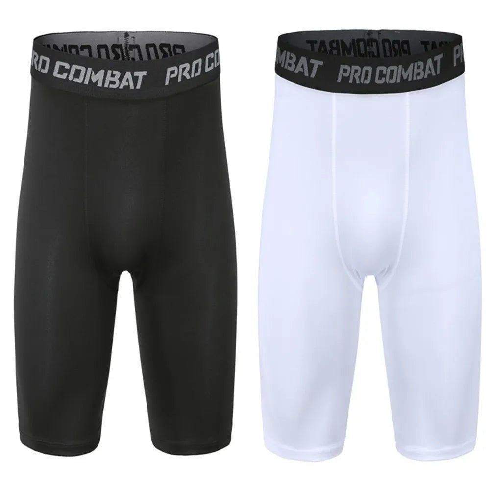 Men's Fitted Training Shorts and Leggings with Multiple Length Options