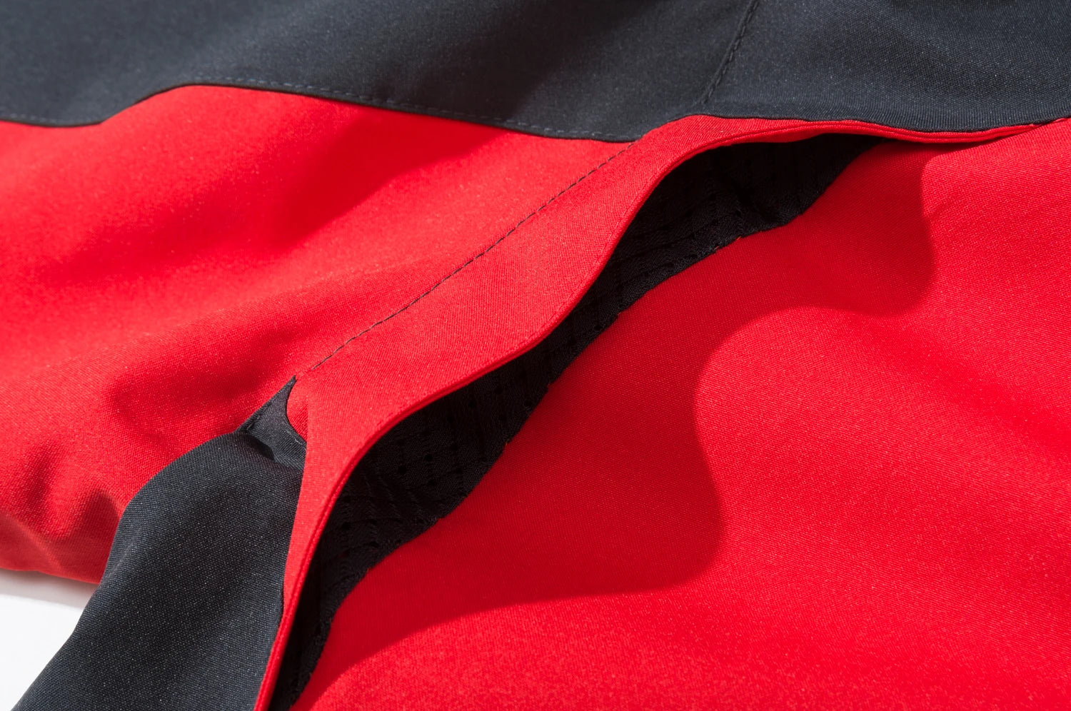 Men's Colour Block Hooded Zip Front Jacket