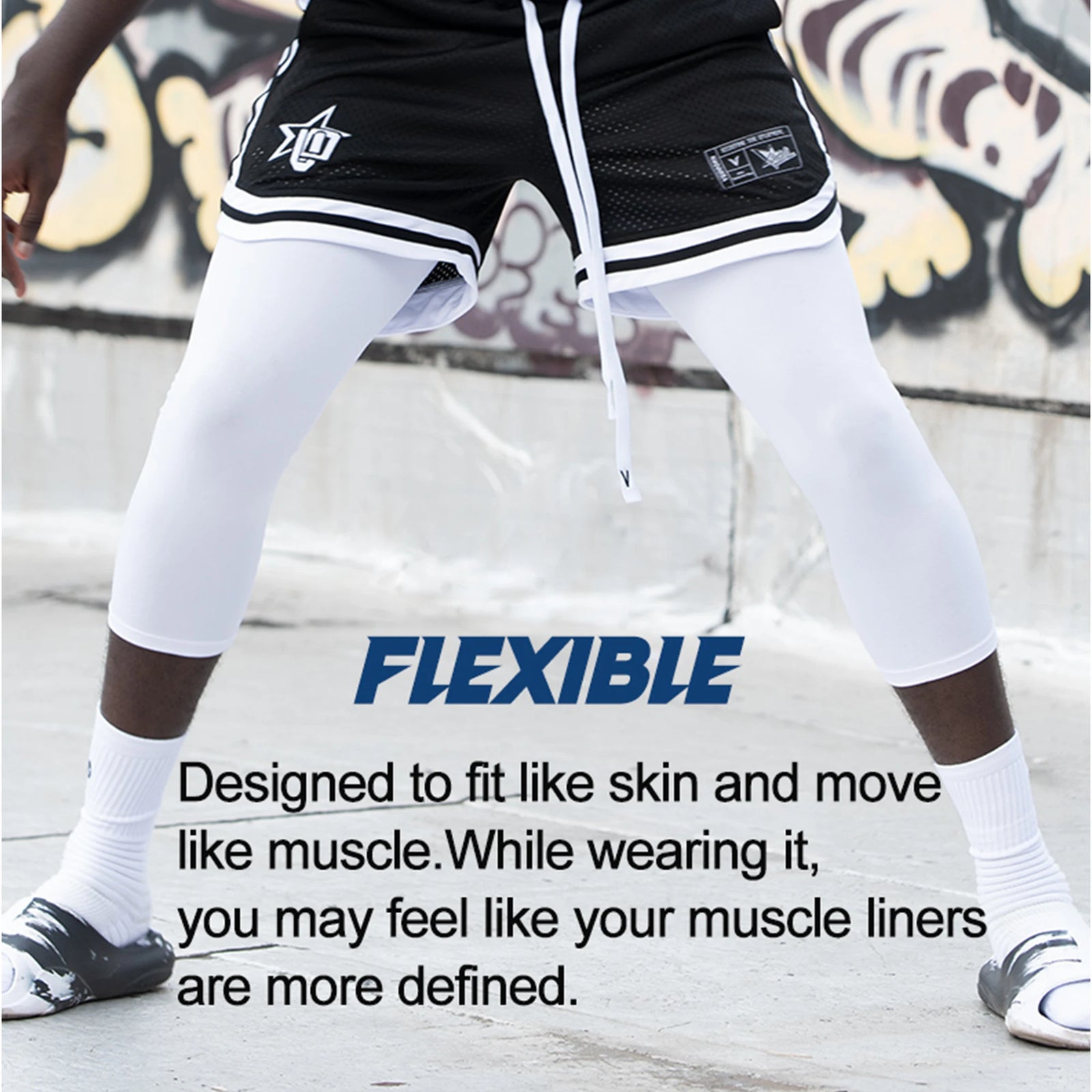 Men's Fitted Training Leggings for Gym and Running