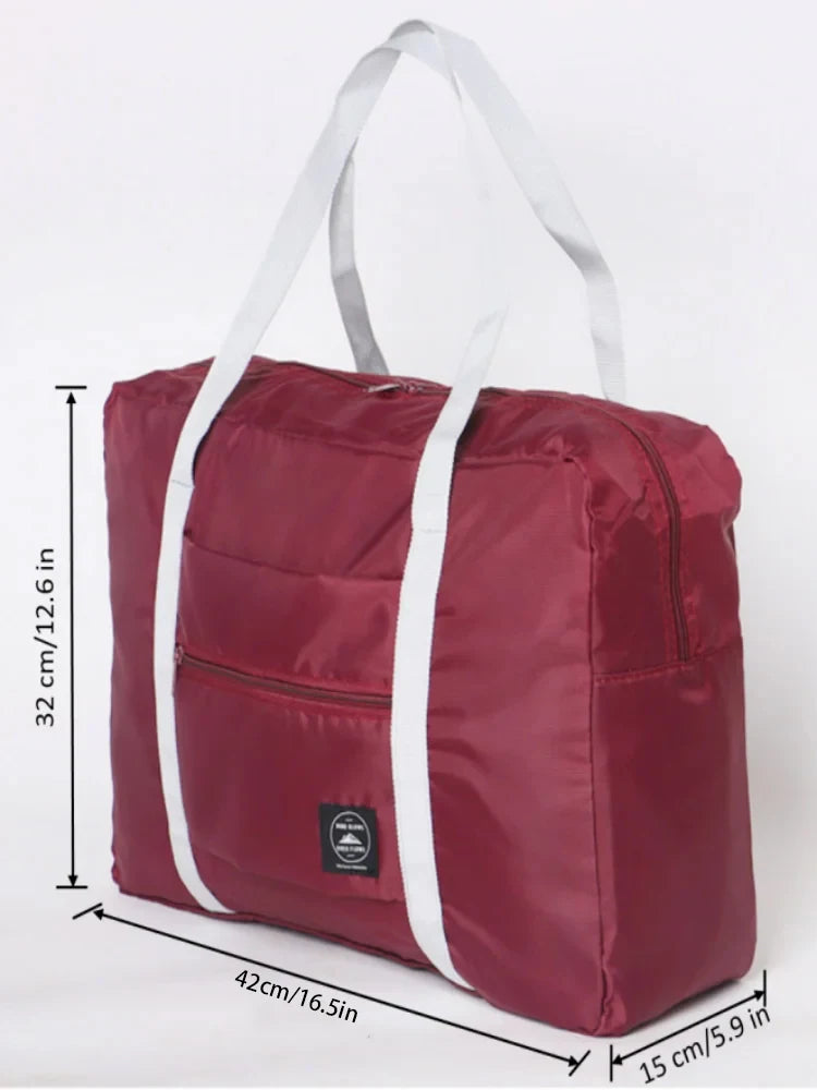 Foldable Travel Duffel Bag with Long Carry Handles