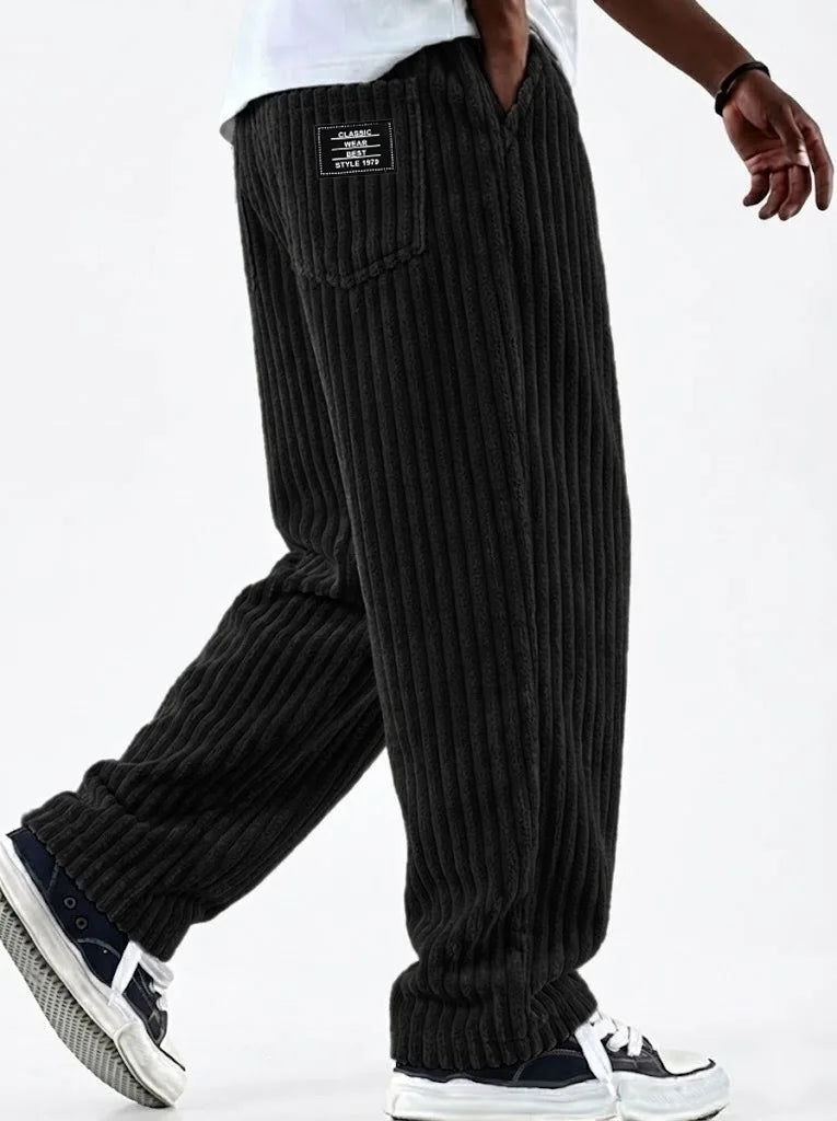 Men's Drawstring Waist Casual Pants For Everyday Wear