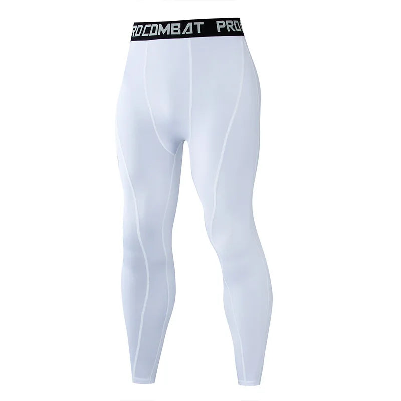 Men's Fitted Training Leggings for Gym and Running
