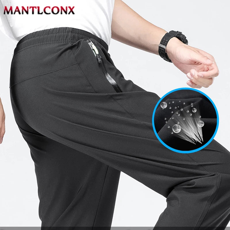 Men's Elastic Waist Casual Pants For Everyday Wear