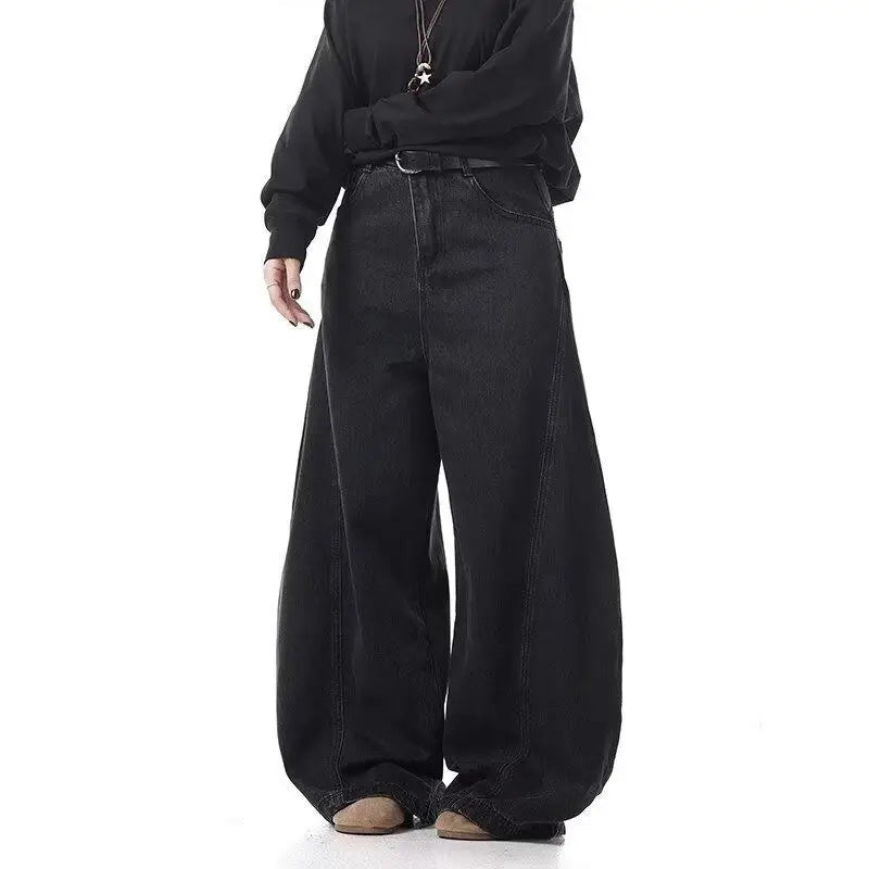 Men's Wide Leg Denim Jeans for Casual Everyday Wear