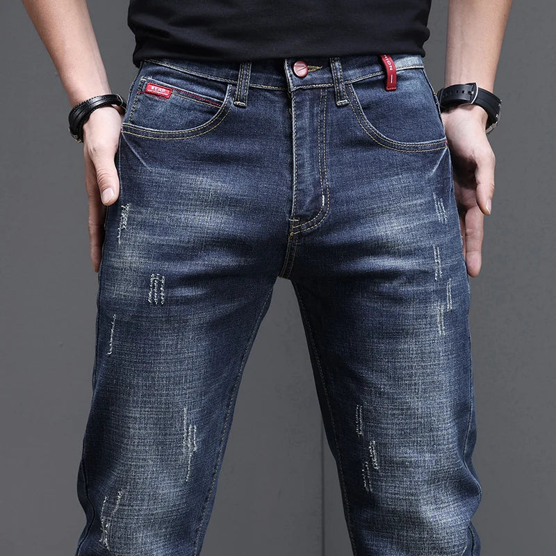 Men's Slim Fit Denim Jeans for Casual Everyday Wear