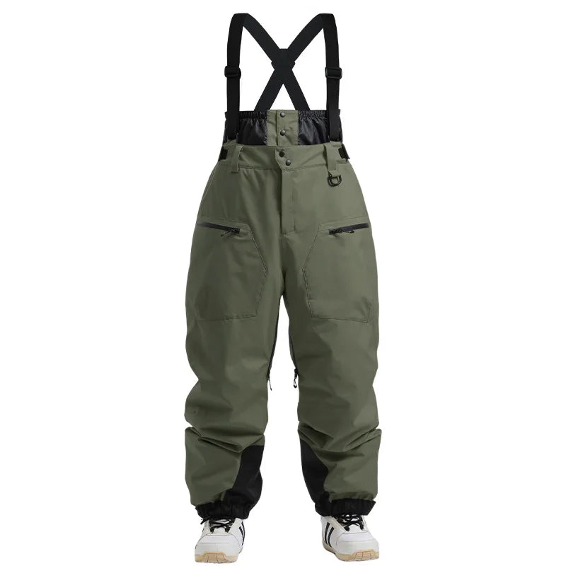 Full Length Suspender Ski and Snowboard Winter Bib Pants