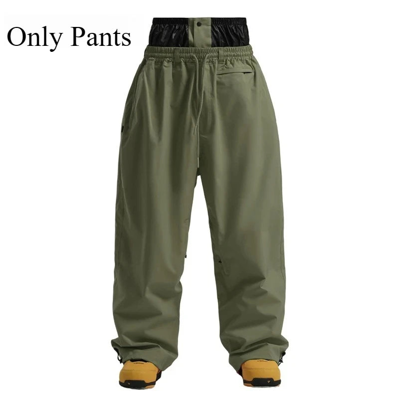 Full Length Loose Fit Ski and Snowboard Winter Pants