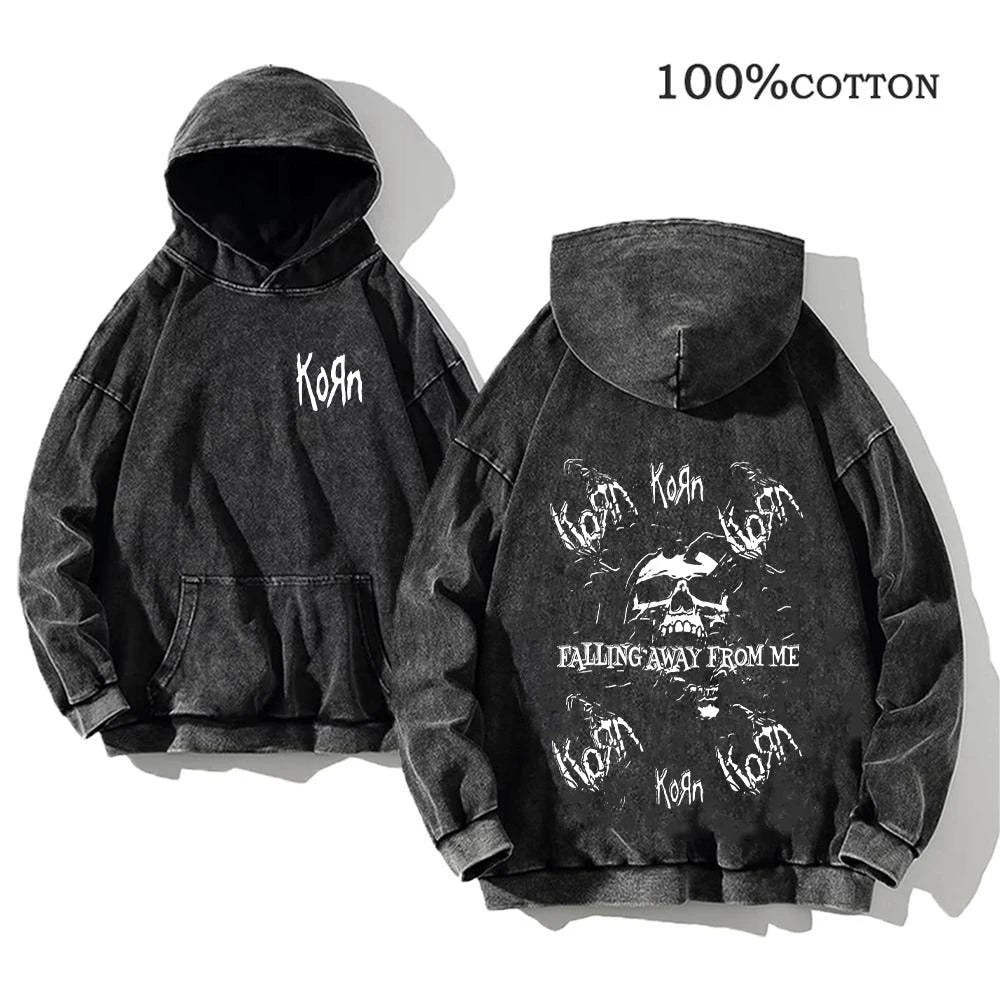 Graphic Long Sleeve Casual Hooded Sweatshirt with Original Style Options