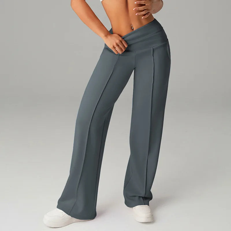 Women's Loose Wide Leg Yoga Pants For Workout Outfits