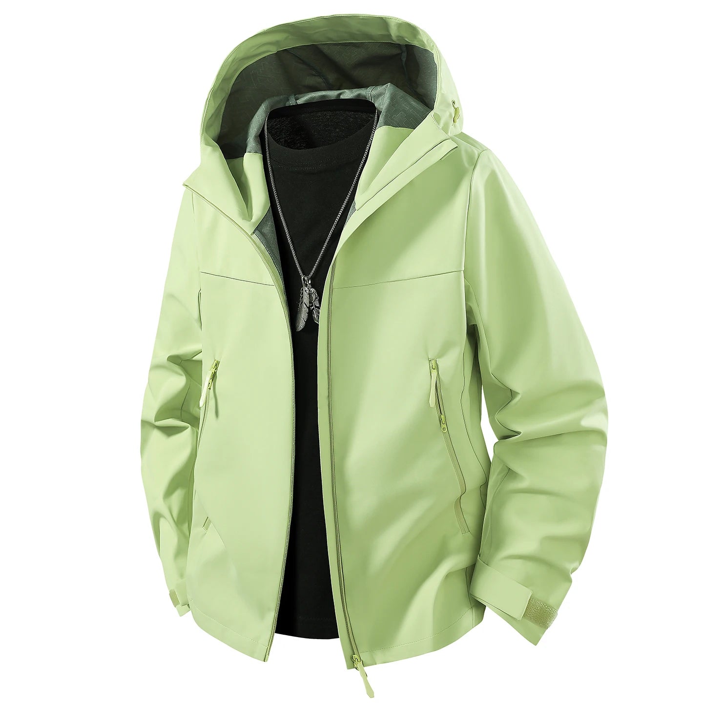 Unisex Waterproof Oil-Resistant Hiking Jacket for Outdoor Use