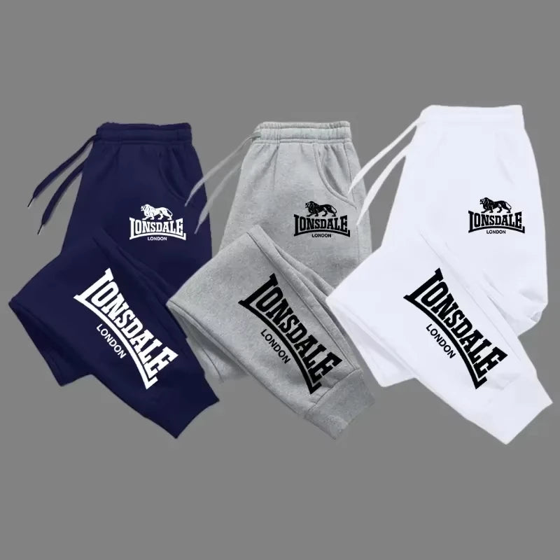 Men's Graphic Print Elastic Waist Casual Pants For Everyday Wear