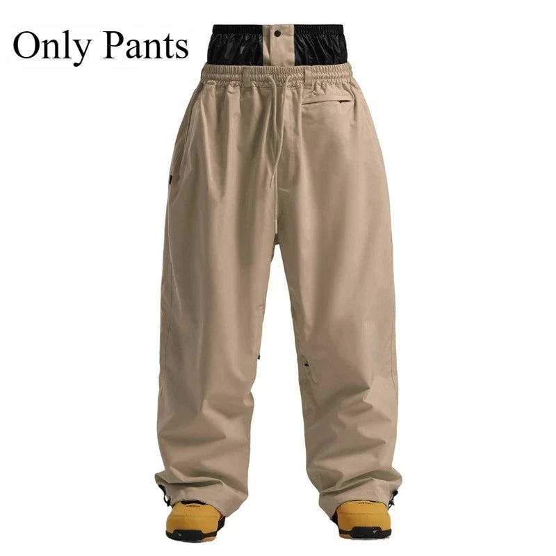 Full Length Loose Fit Ski and Snowboard Winter Pants