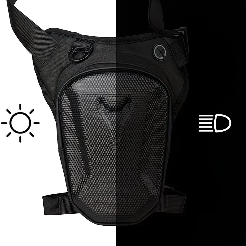 Structured Thigh Bag with Adjustable Waist and Leg Straps