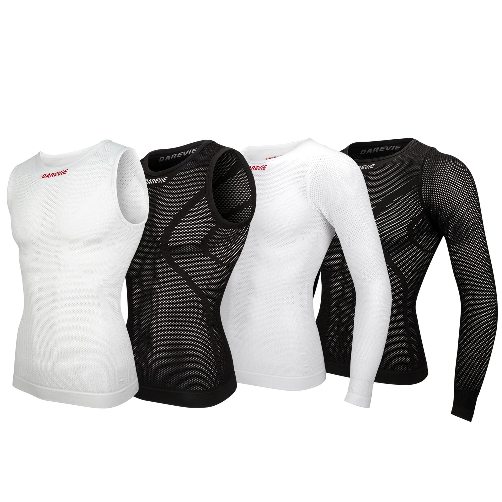Fitted Cycling Base Layer Shirt with Sleeve Style Options