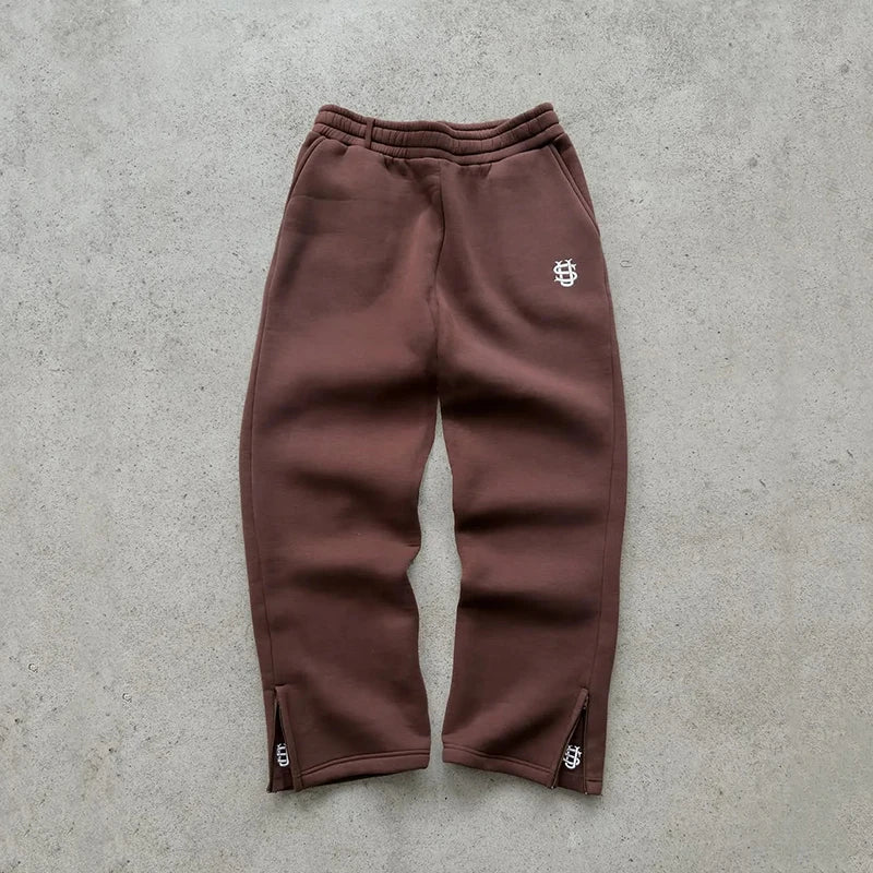 Full Length Loose Fit Casual Streetwear Drawstring Pants