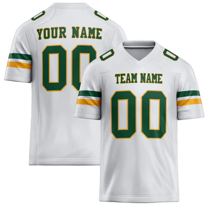 Rugby Graphic Short Sleeve Sports Jersey with Number Print
