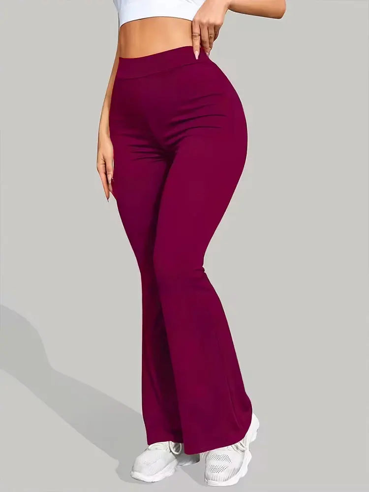 Women's High Waist Flared Leggings For Workout Outfits
