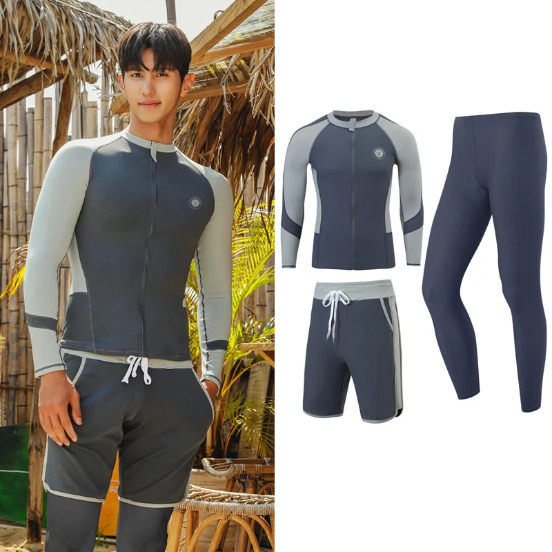 Family Long Sleeve Rash Guard Swimwear Selection
