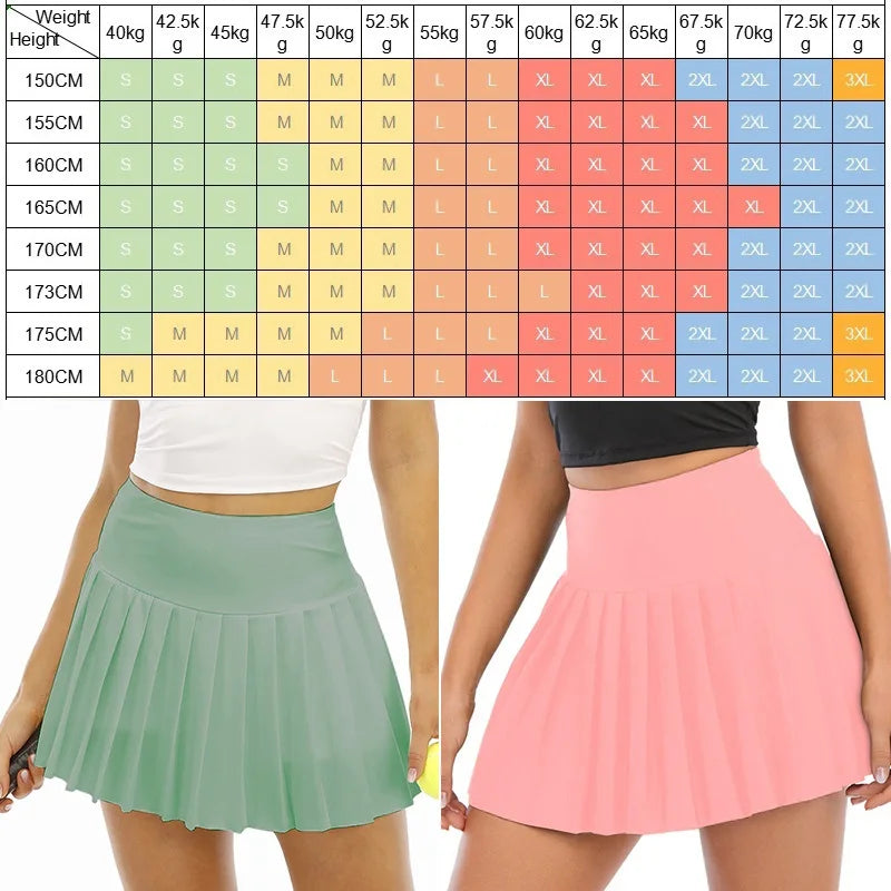 Women's Pleated Tennis Skort