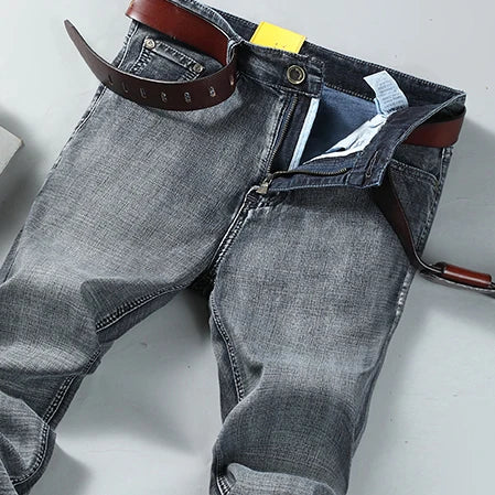 Men's Straight Leg Denim Jeans for Casual Everyday Wear