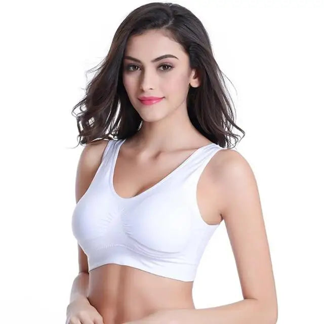 Women's Wide Strap Scoop Neck Sports Bra