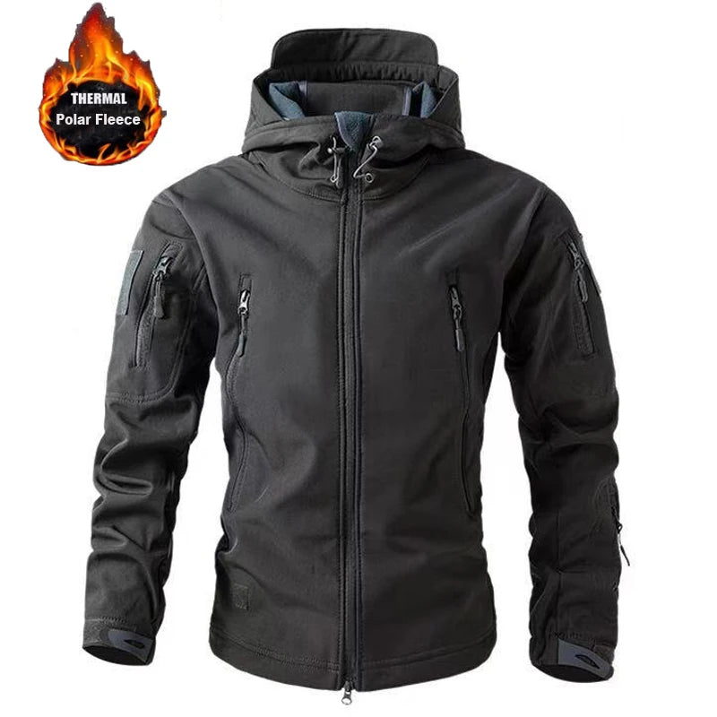 Men's Zip-Front Softshell Jacket