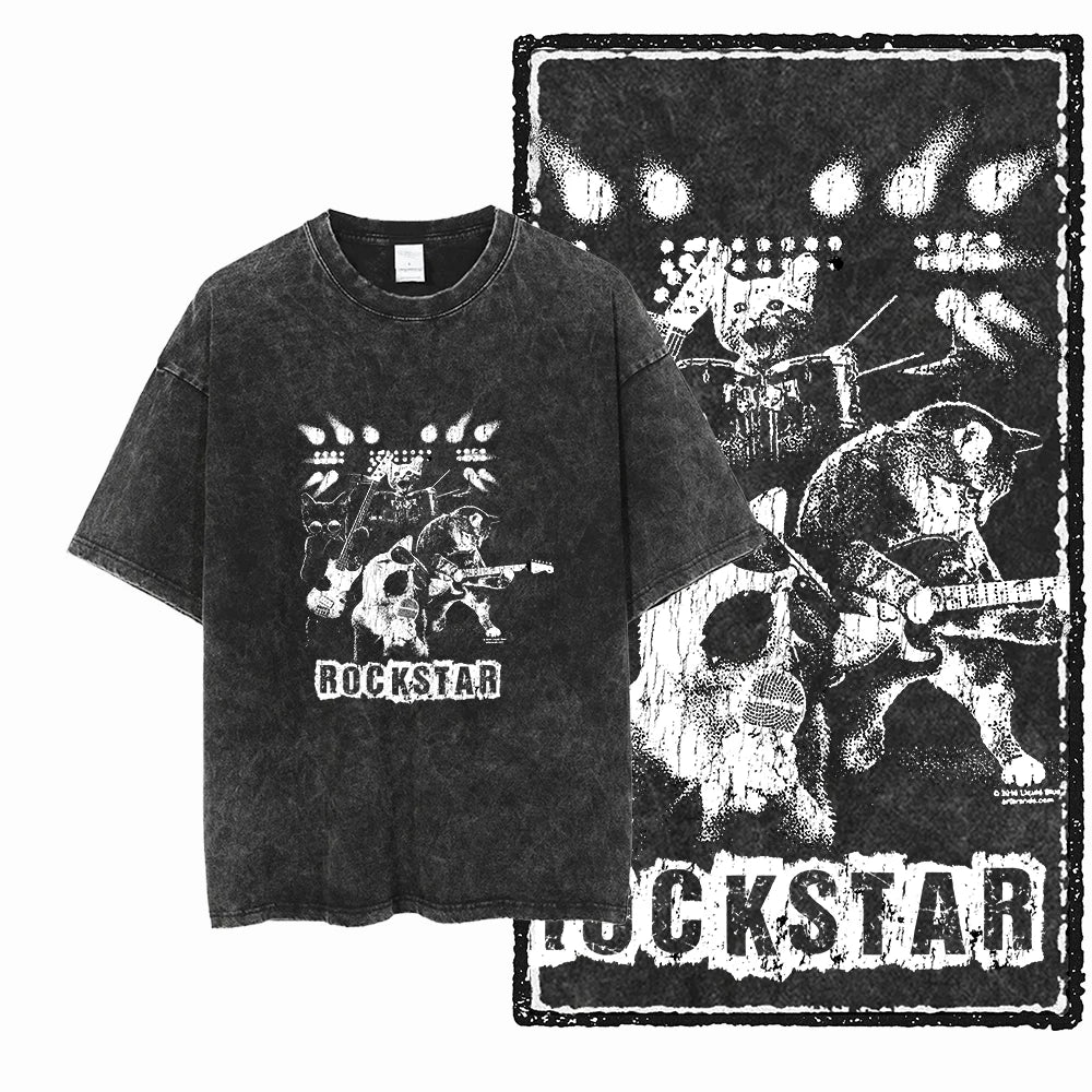 Graphic Crew Neck Short Sleeve Casual Pullover T Shirt