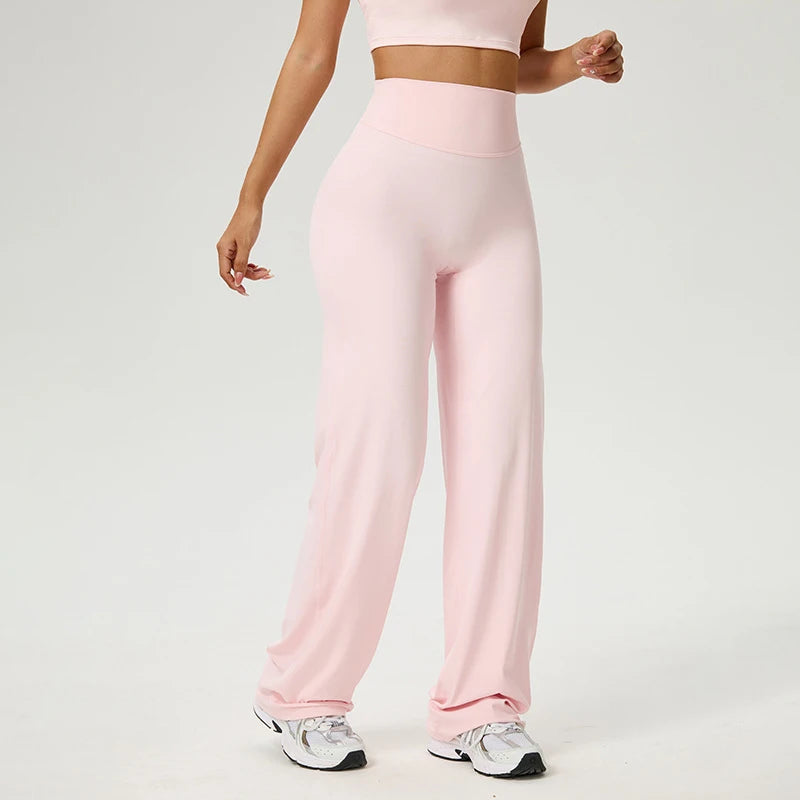 Women's Loose Wide Leg Yoga Pants For Workout Outfits