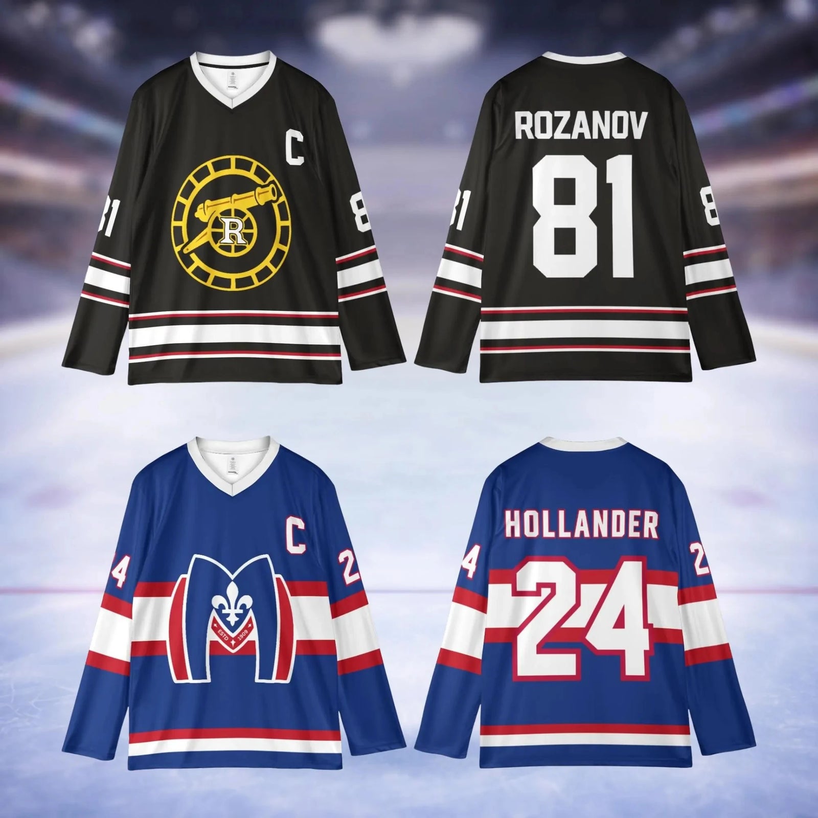 Rivalry Player Number Graphic Long Sleeve Jersey For Sports Outfits