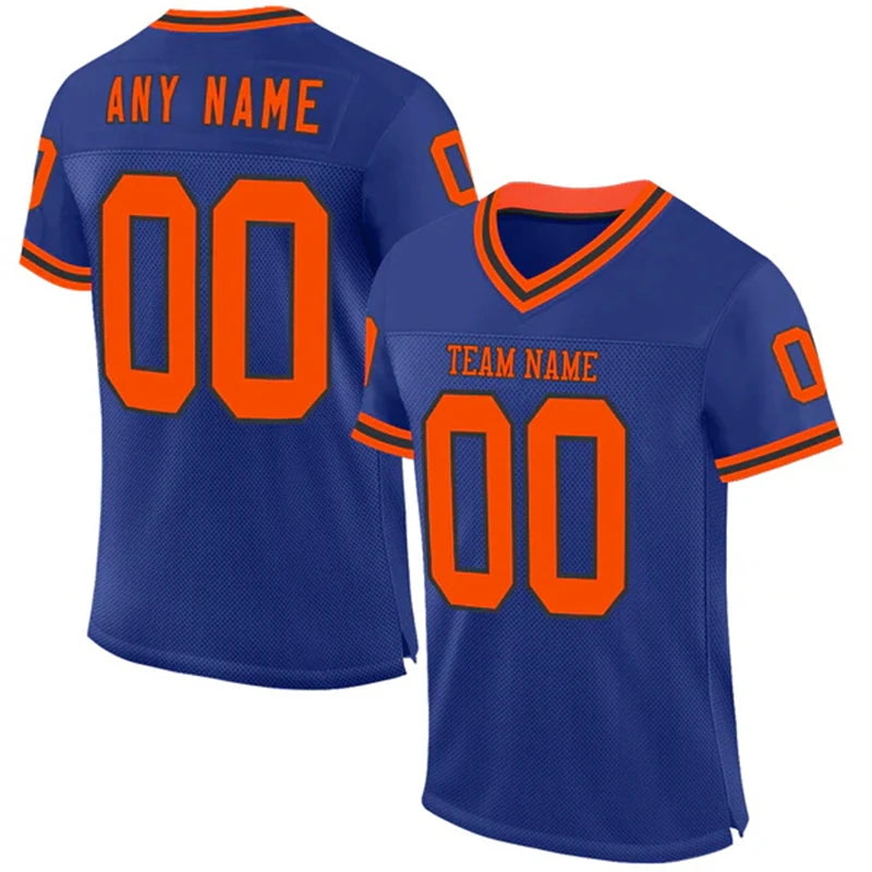 Number Print Football Short Sleeve Jersey For Sports Outfits