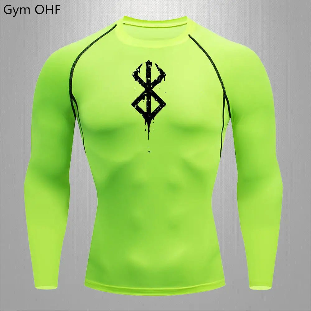 Fitted Crew Neck Short Sleeve Compression T Shirt
